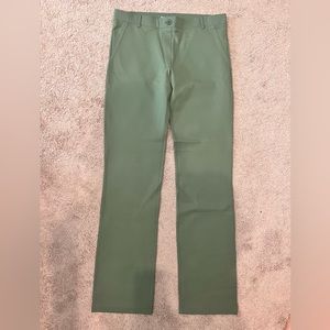 Dark Sage Green Betabrand Dress Pant Yoga Pants. Size XL Long.